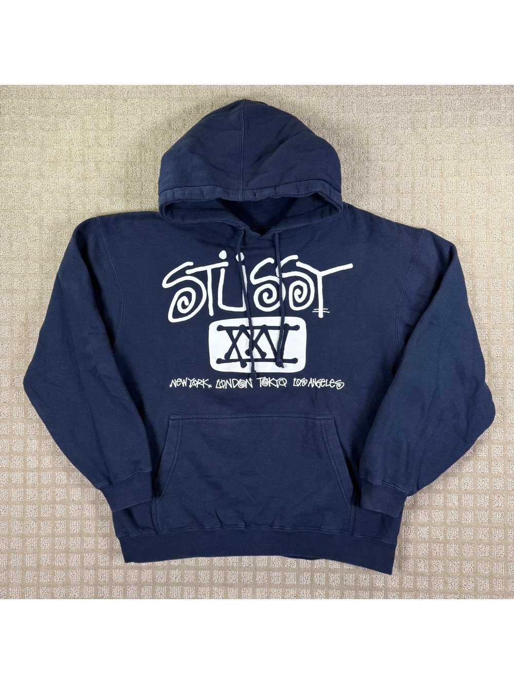 2005 Stussy XXV 25th Anniversary Graffiti Hoodie Medium